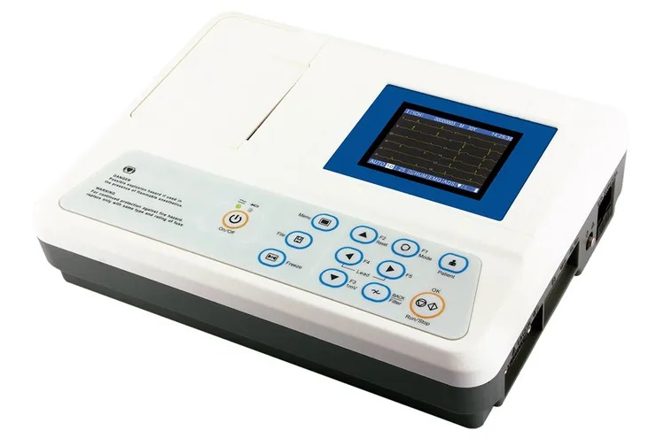 03 Channel Electrocardiograph Touch Screen ECG Machine YR05158