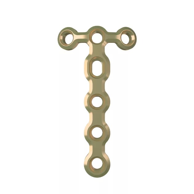 T Locking Plate, 1.5, head 3 holes