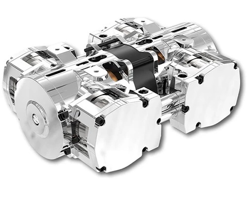 Oil Free Air Four-cylinder Compressor
