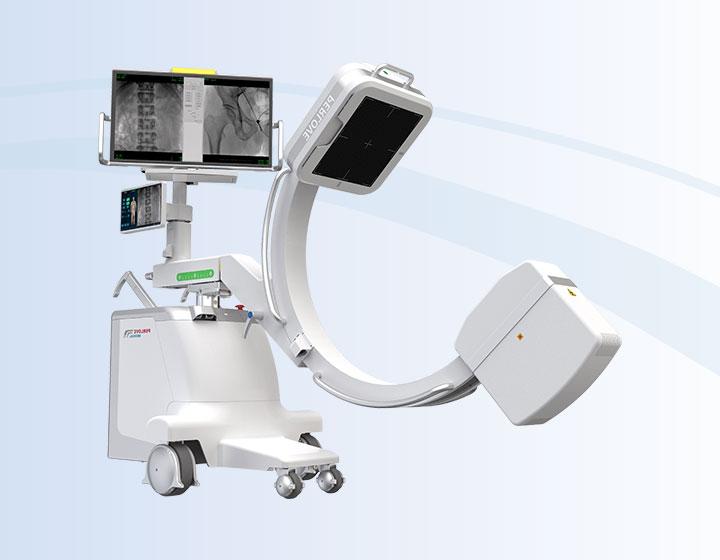 Mobile C-arm System with Large Dynamic FPD PLX C2119