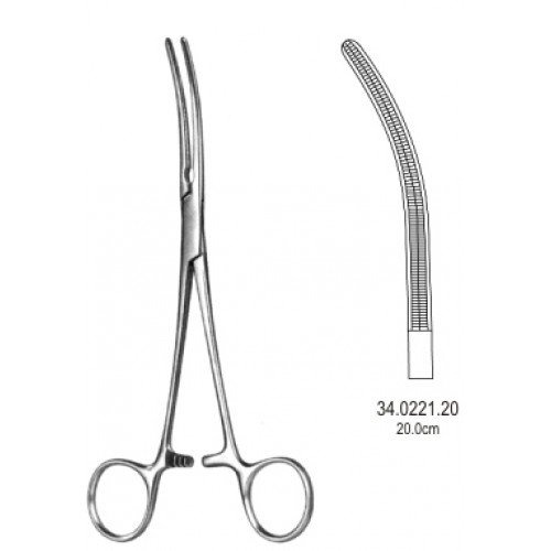 Debakey Forceps Curved 20cm