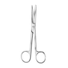 Rough scissors 13 cm ( surgical sc.sh/bl str )