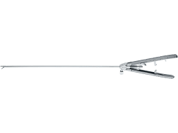 26173KAF-Karl Storz Macro Needle Holder, 5 mm, 33 cm, straight jaws, with tungsten carbide inserts.