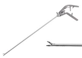 30173GAL-Karl Storz  KOH Macro Assistant Needle Holder, 5 mm x 33 cm, straight jaws.