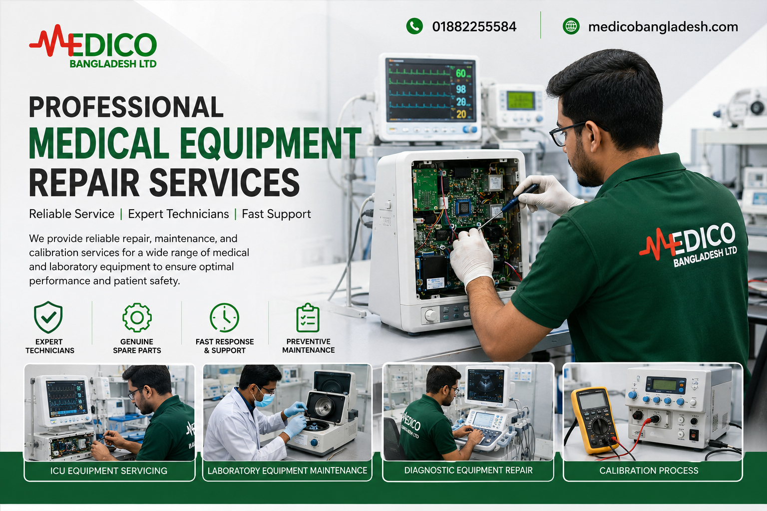 Professional Medical Equipment Repair Services